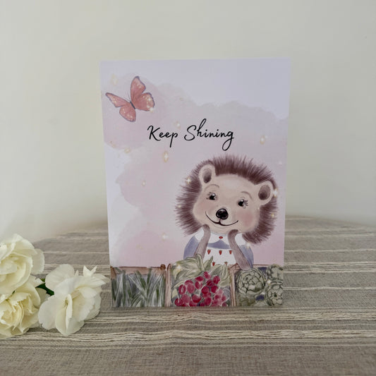 “Keep Shining” greeting card